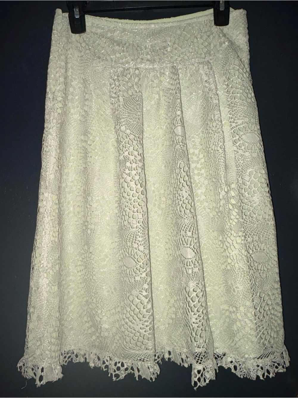 BUNDLE 2 Skirts: Reversible Skirt, Paisley and Animal Print + Green Lace Skirt - Picture 3 of 15